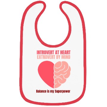 Discover Introvert at Heart Extrovert by Mind Bibs