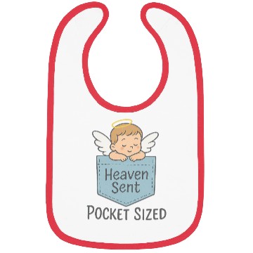 Discover Heaven sent Pocket sized Bibs