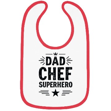 Discover Dad Chef Superhero – Papa Cook Father Bibs