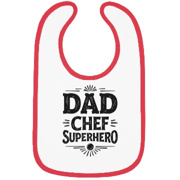 Discover Dad Chef Superhero – Papa Cook Father Bibs