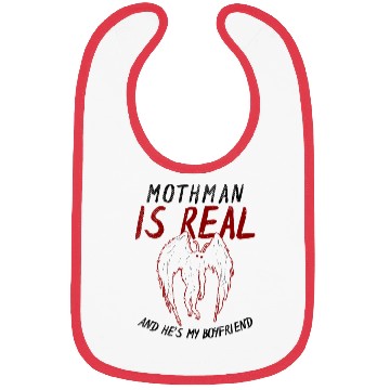 Discover Mothman Is My Boyfriend For Cryptid Lover Bibs
