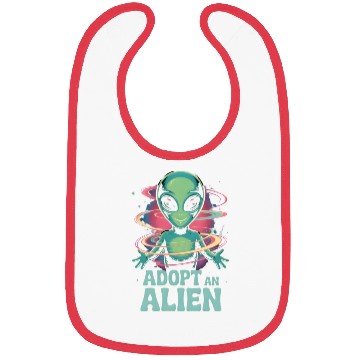 Discover Adopt An Alien Funny Alien Lover Gifts Bibs