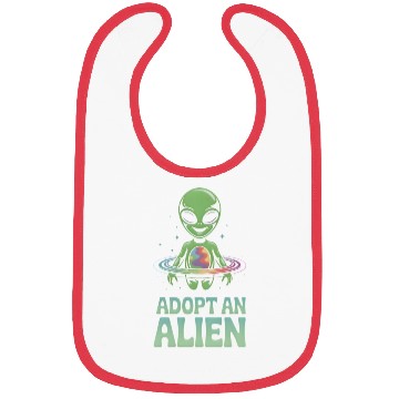 Discover Adopt An Alien Funny Alien Lover Gifts Bibs