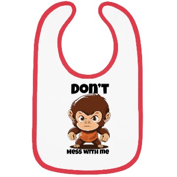 Discover angry Monkey Bibs