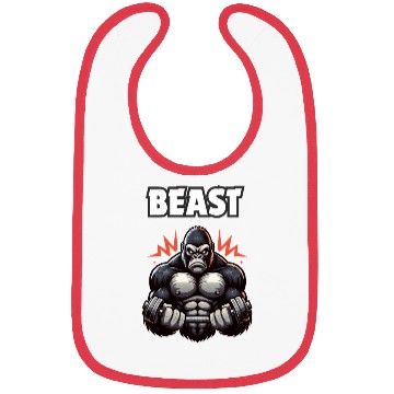 Discover Beast Gym Gorilla – Motivational Bibs"