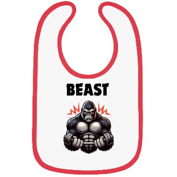 Discover Beast Gym Gorilla – High Contrast Bibs"