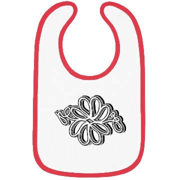 Discover Black and white wildflower1 Bibs