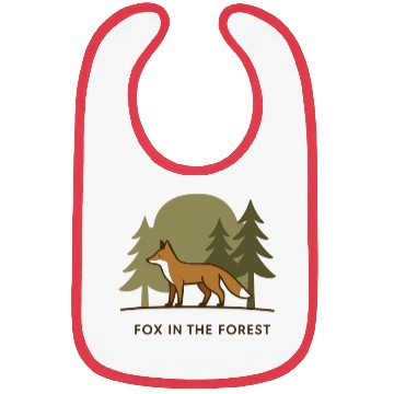 Discover Fox in the Forest Bibs