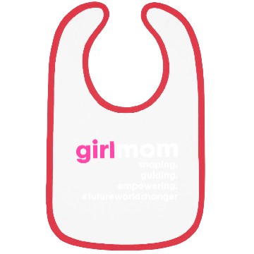 Discover Girl Mom Future World Changer Bibs