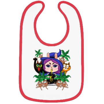Discover Muntan Magic Festival Witch with Jungle Creatures Bibs