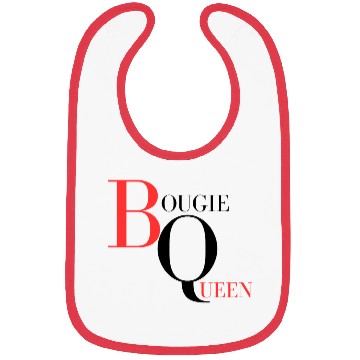 Discover Bougie Queen Red&Black Bibs