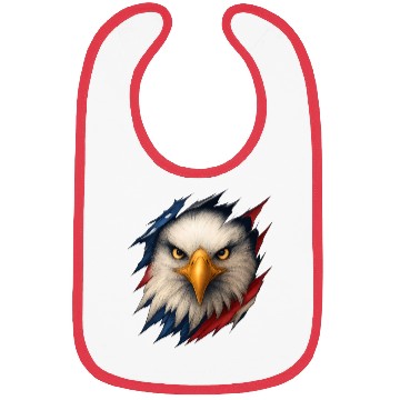 Discover Fierce American Eagle Ripped Design Bibs