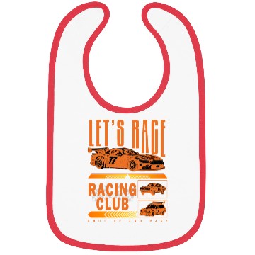 Discover Let's Race Trend Designs Bibs