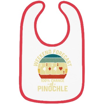 Discover Weekend Forecast Pinochle Bibs