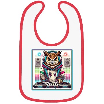 Discover Owl DJ Design Bibs