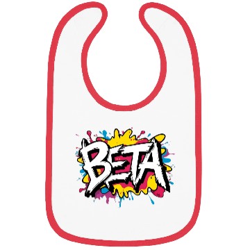 Discover Beta Graffiti Bibs – Loud Slang Splash Design
