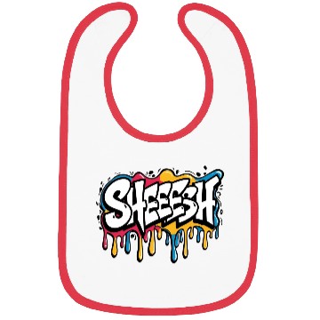 Discover Sheeesh Graffiti Bibs – Hype Slang Drip Design