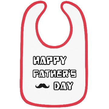 Discover Happy father's day gift idea Bibs