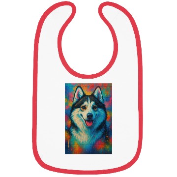 Discover Energetic Husky Splash Bibs