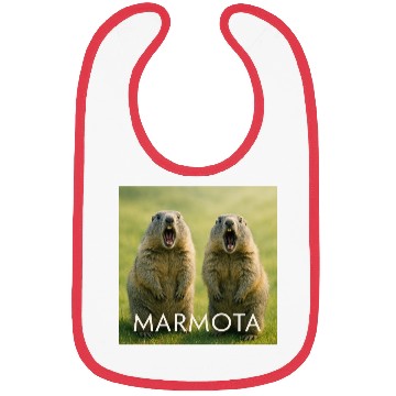 Discover Double Screaming Marmots – Echo of Surprise Bibs
