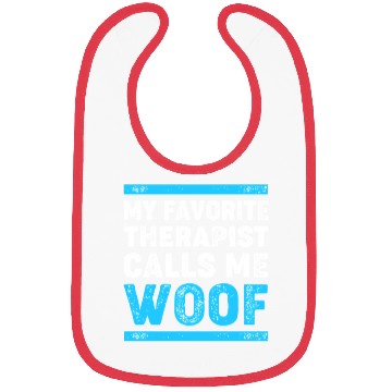 Discover Therapy Dog Lover Psychology Bibs