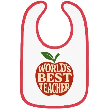 Discover Worlds Best Teacher Bibs