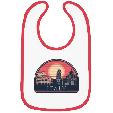 Discover Iconic Italy Landmarks at Sunset Bibs