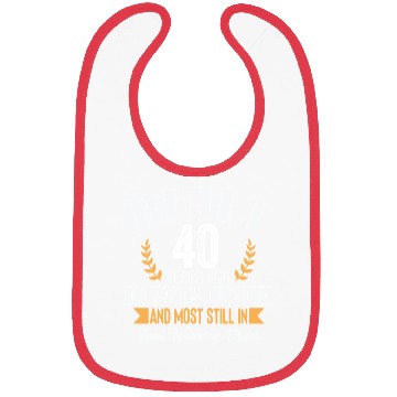 Discover Funny 40th Birthday Bibs – Built 40 Years