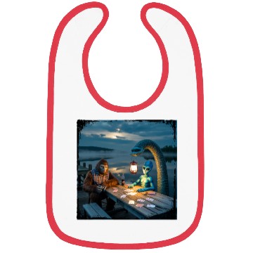 Discover Cryptid Poker Night on Loch Ness - Bigfoot, Bibs