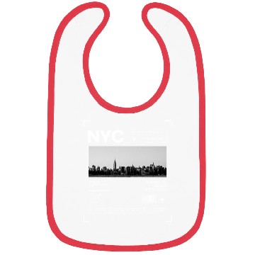 Discover New York City of Dreams, Iconic Skyline Bibs