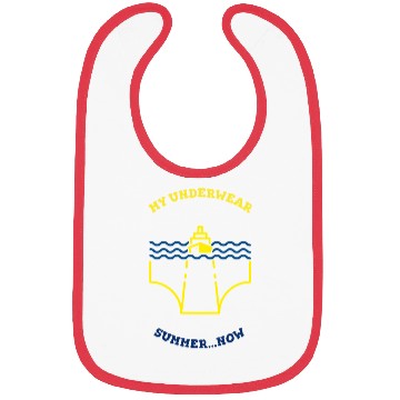 Discover Funny Ship Underwear Summer Teez Bibs