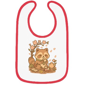 Discover Tanuki Tea Time Bibs