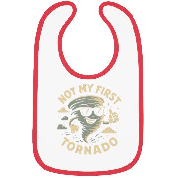 Discover Not My First Tornado Storm Weather Meteorologist Bibs