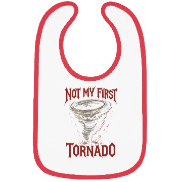Discover Not My First Tornado Storm Weather Meteorologist Bibs