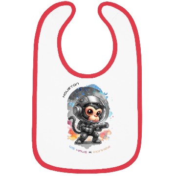 Discover Houston We Have A Monkey Bibs