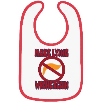 Discover Make Lying Wrong Again: A Bold Political Statement Bibs
