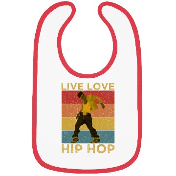 Discover Live Love Hip Hop Bibs
