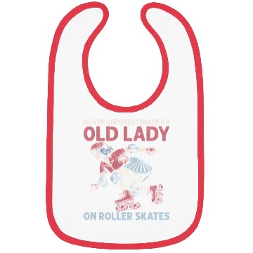 Discover Never Underestimate An Old Lady Skating Roller Der Bibs