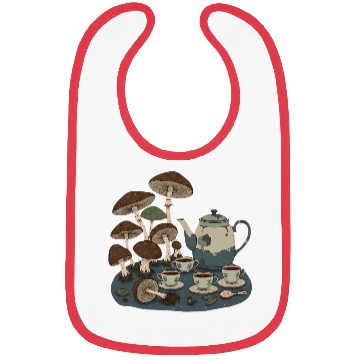 Discover Mushroom Tea Gathering Bibs