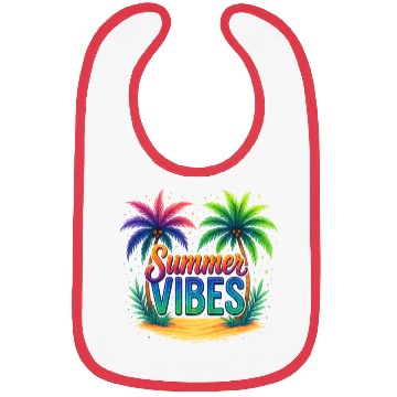 Discover Summer Vibes, Summer Vacation Bibs