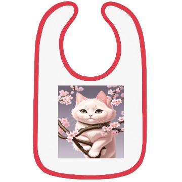Discover Whimsy Blossom Cat Bibs