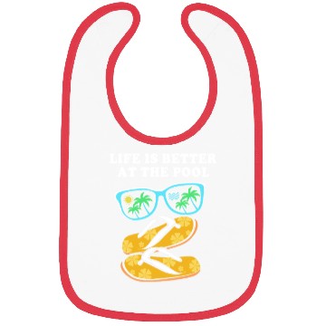 Discover Pool Party Squad Summer Swimming Bibs
