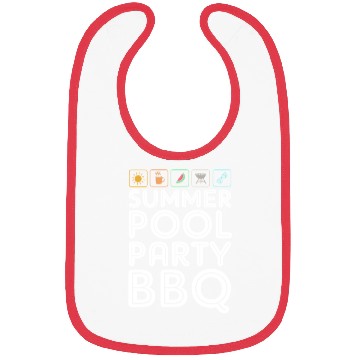 Discover Summer Pool Party BBQ Squad Bibs