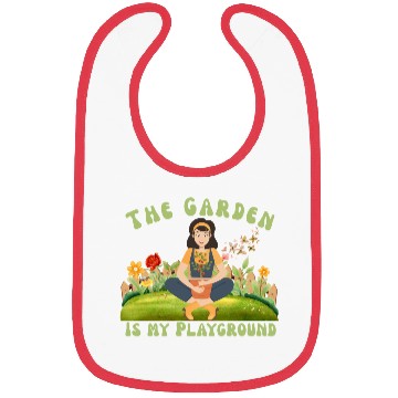 Discover The Garden is My Playground Bibs