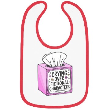 Discover Crying Over Fictional Characters Bibs