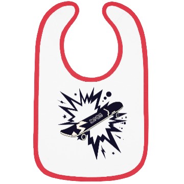 Discover Comic Style Skateboard Bibs