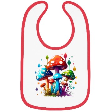 Discover Nature's Psychedelic Mushrooms Bibs