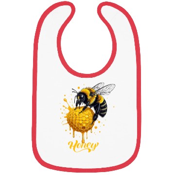 Discover Bee & Honeycomb Art – Sweet Nature Graphic Bibs