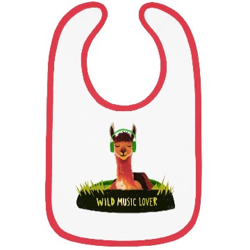 Discover Lloyd the Llama Rockstar Bibs