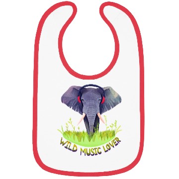 Discover Boom the Bass Elephant Bibs